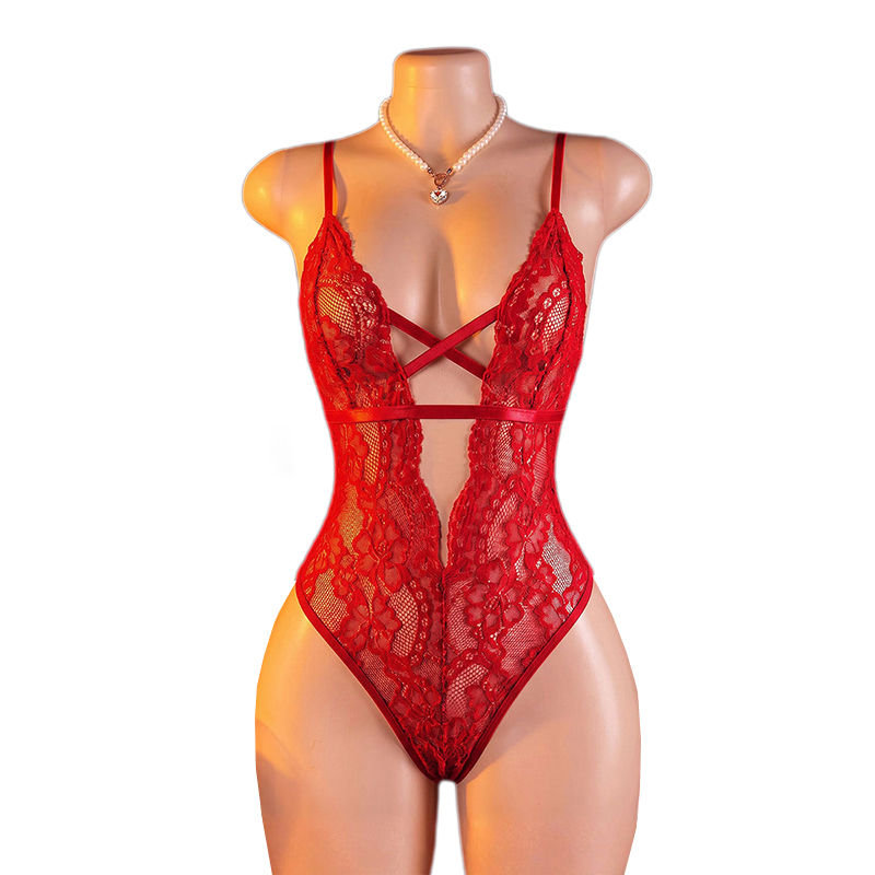 Lingerie - Intimo femminile sensuale, body in pizzo