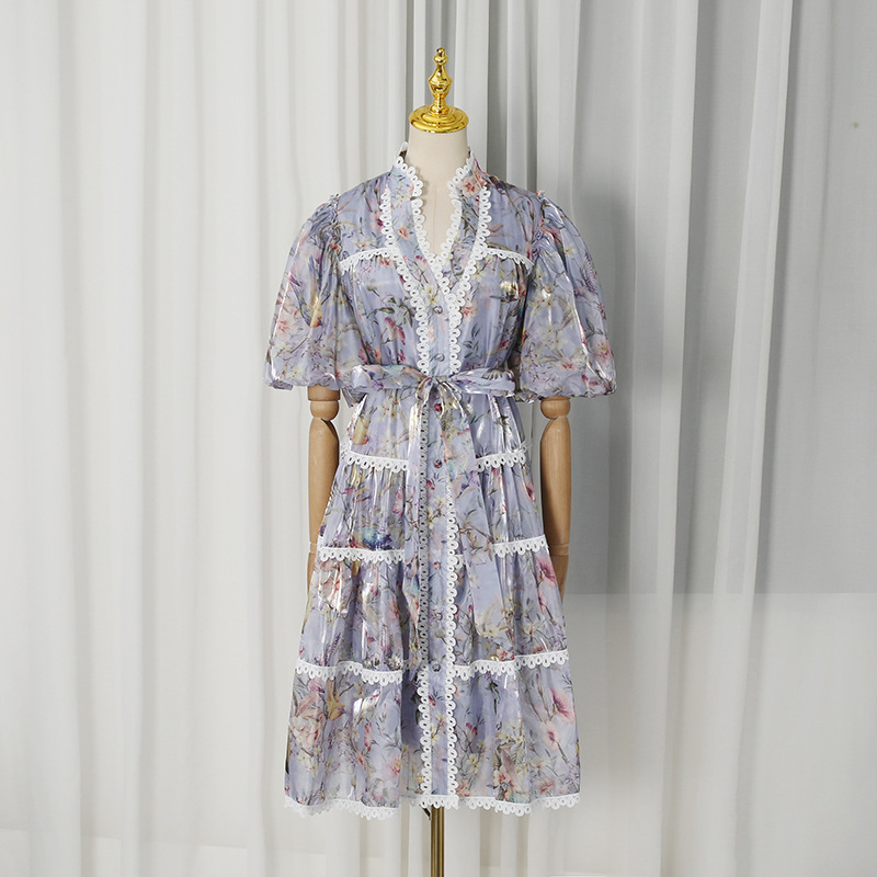 ZAMOR Abito da Tè Vintage Fran - French Vintage Floral Midi Dress recensione e prezzo