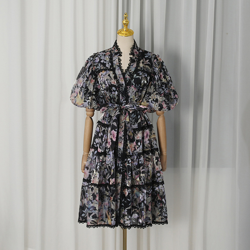 ZAMOR Abito da Tè Vintage Fran - French Vintage Floral Midi Dress recensione e prezzo