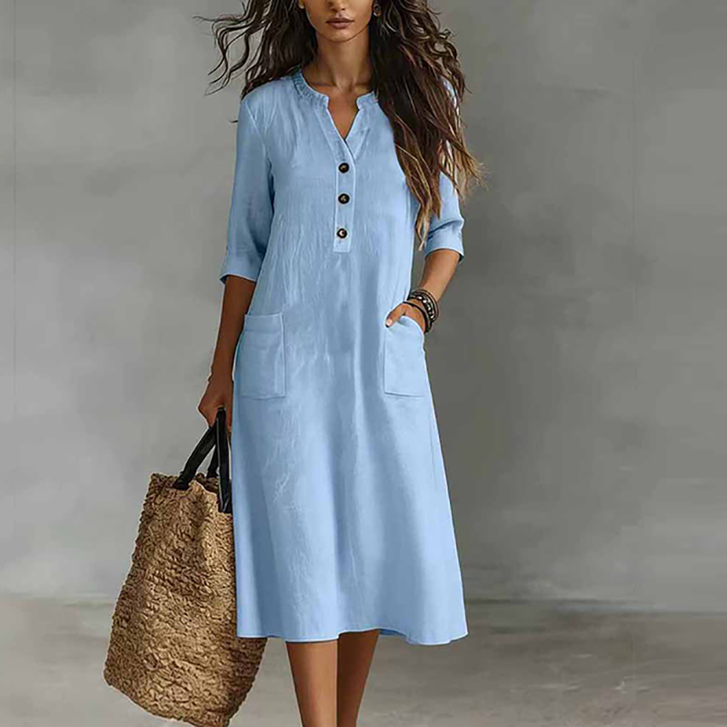 Abito midi casual da donna in  - Boho Summer Beach Maxi Dress recensione e prezzo