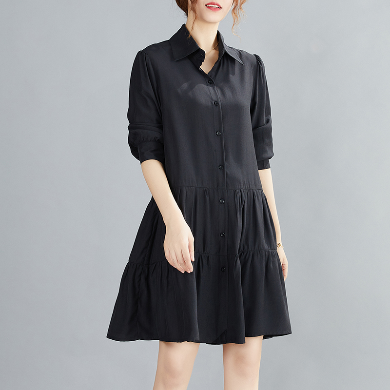 SuperAen 2026 Autunno Nuovo Ab - Korean Style A Line Shirt Dress recensione e prezzo